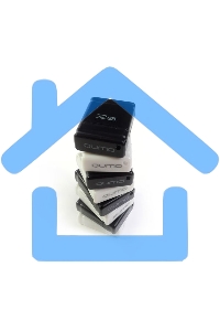 Флешка USB QUMO 16 Gb, NANO QM16GUD-NANO-B черный