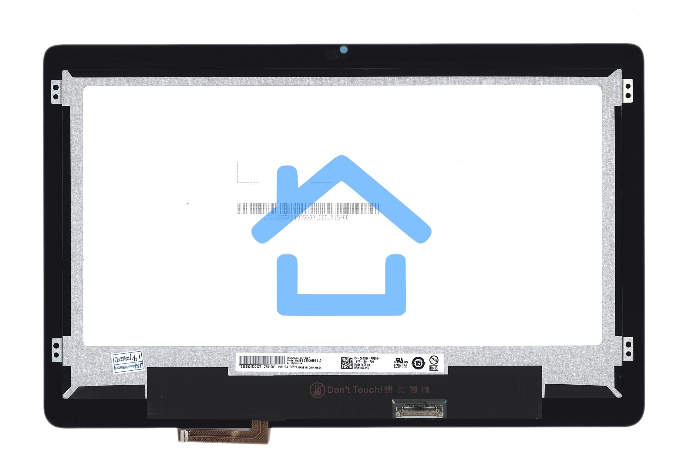 Модуль (матрица + тачскрин) для Dell Chromebook 11-3189 черный