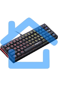 Клавиатура проводная Defender Deimos GK-303, USB, черный