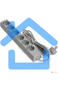 Удлинитель ExeGate EX285829RUS ECE-6-1.8G (6 евророзетки с заземлением, 1.8м, серый)