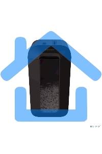 Шредер Fellowes PowerShred LX65 черный (секр.P-4)/перекрестный/10лист./22лтр./скрепки/скобы/пл.карты