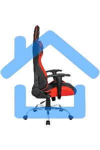 Кресло игровое Defender Azgard черный/Красный, полиуретан, 60мм