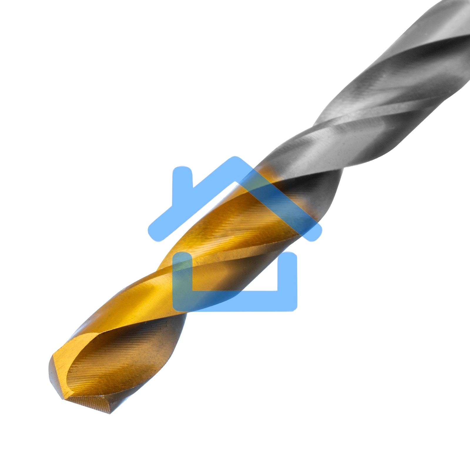 Сверло спиральное по металлу 7,0 x 109мм, Р6М5, Golden Tip Denzel