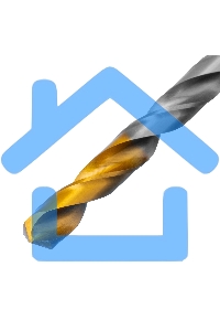 Сверло спиральное по металлу Denzel 7,0 x 109мм, Р6М5, Golden Tip