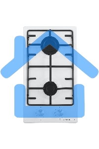 Газовая варочная панель Maunfeld EGHE.32.3EW/G Домино, • Тип: газовая 30см • Тип установки: независимая • Управление: фронтальное, переключатели поворотные • Нагревательный элемент: конфорка, 2шт • Мощность конфорок, Вт: 2600, 1700 • Материал исполнения: 