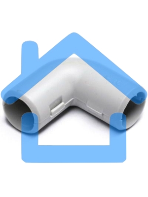 Колено открывающееся 90 град. IP40 д.16мм 50516 DKC