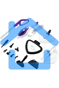 Швабра паровая Kitfort KT-1004-4 1500Вт фиолетовая