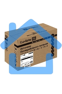 Источник бесперебойного питания ExeGate Power Back BNB-500.LED.4C13 500VA/300W, LED, 4*C13, черный