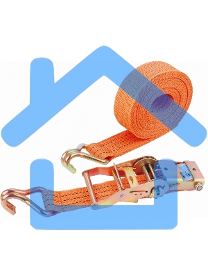 Ремень багажный с крюками, 0,05х6м, храповый механизм, РоссияStels