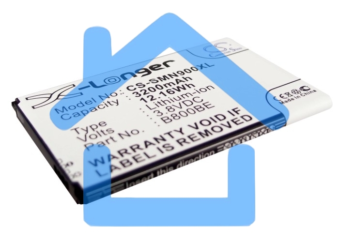 Аккумулятор CameronSino CS-SMN900XL (B800BC) для Samsung Note 3 N9000 3.8V / 3200mAh / 12.16Wh