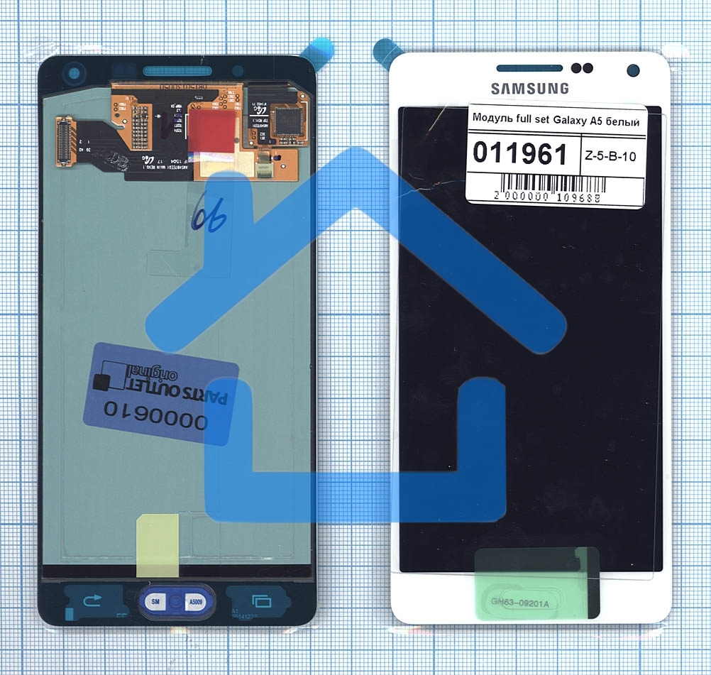 Дисплей для Samsung Galaxy A5 SM-A500F белый