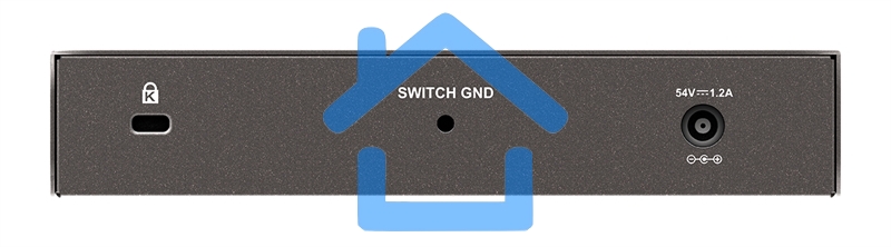 Неуправляемый коммутатор D-Link DGS-1008P/F3A с 8 портами 10/100/1000Base-T (4 порта PoE 802.3af/at, PoE-бюджет 60 Вт)