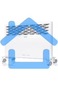 Конвектор Ballu Ettore BEC/ETMR-500 белый, 500 Вт, 8 м2, термостат