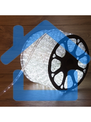 Дюралайт Neon-night LED, свечение с динамикой (3W) - белый, 36 LED/м, бухта 100м