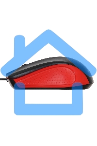 Мышь проводная Acer OMW012 черный/красный, 1200 dpi, USB, кнопки - 3