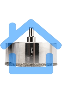 Коронка алмазная 100 мм с центровочным сверлом Kranz