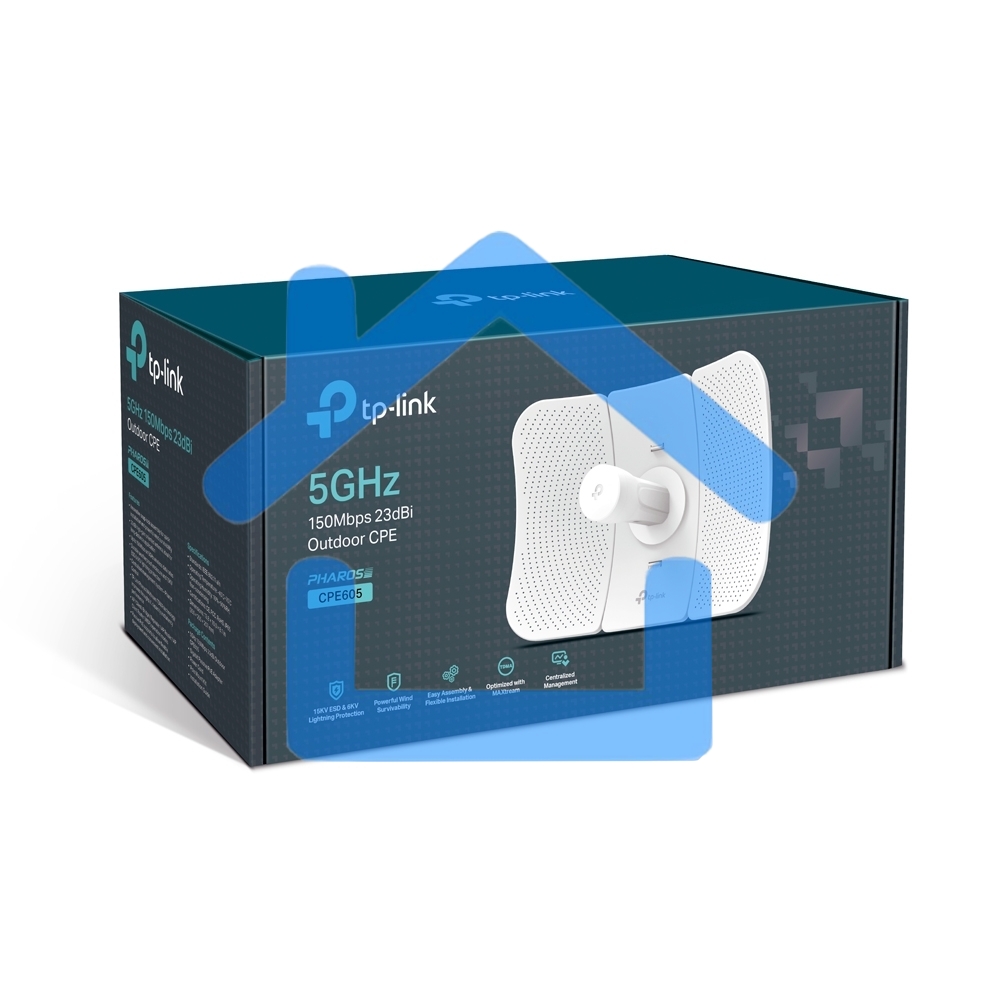 Наружная точка доступа Wi Fi SMB TP-Link CPE605 5 ГГц 150 Мбит/с 23 дБи