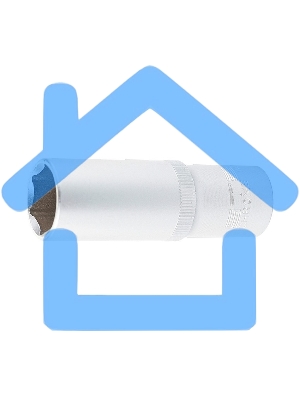 Головка торцевая удлиненная, 14 мм, 6-гранная, CrV, под квадрат 1/2