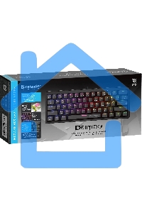 Клавиатура проводная Defender Deimos GK-303, USB, черный