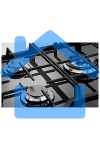 Газовая варочная панель Electrolux KGG75362K черный