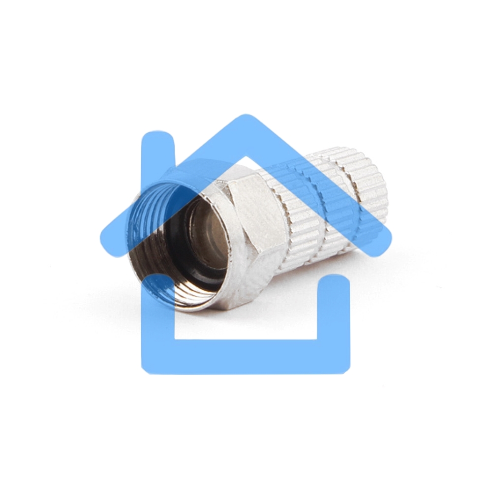 Коннектор Cablexpert F SPL6-02, для кабеля RG6, 5шт, с уплот. рез. кольцом