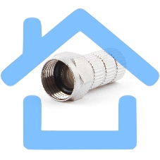 Коннектор Cablexpert F SPL6-02, для кабеля RG6, 5шт, с уплот. рез. кольцом