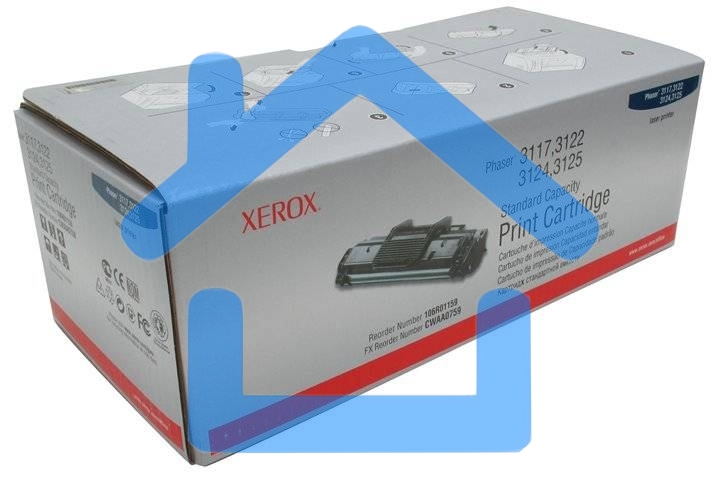Картридж лазерный Xerox 106R01159 черный для Phaser 3117/3122/3124/3125 3000 стр.(channels)