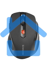 Мышь беспроводная Defender Ultra MM-315 черный, 1600 dpi, радиоканал, USB, кнопки - 6