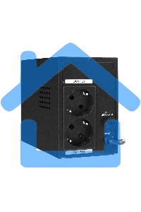 Источник бесперебойного питания ExeGate Power Smart ULB-500.LCD.AVR.2SH 500VA/300W, LCD, AVR, 2*Schuko, металлический корпус, черный