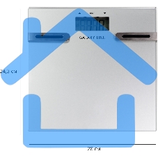 Весы напольные многофункциональные Galaxy Line GL 4855, серый, электронные, элемент питания типа 