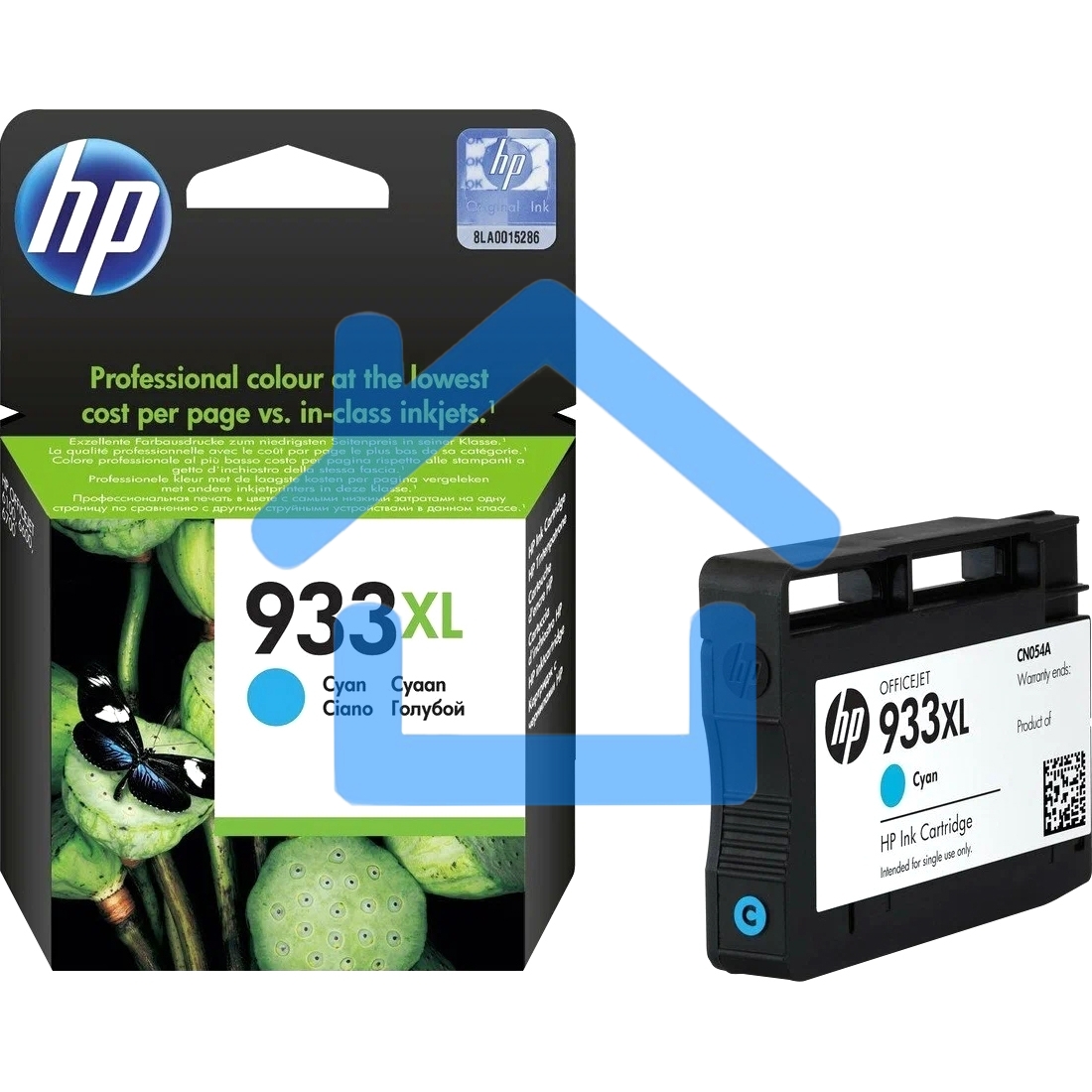 Картридж струйный HP №933XL CN054AE голубой для HP OJ 6700/7100 (825стр.)