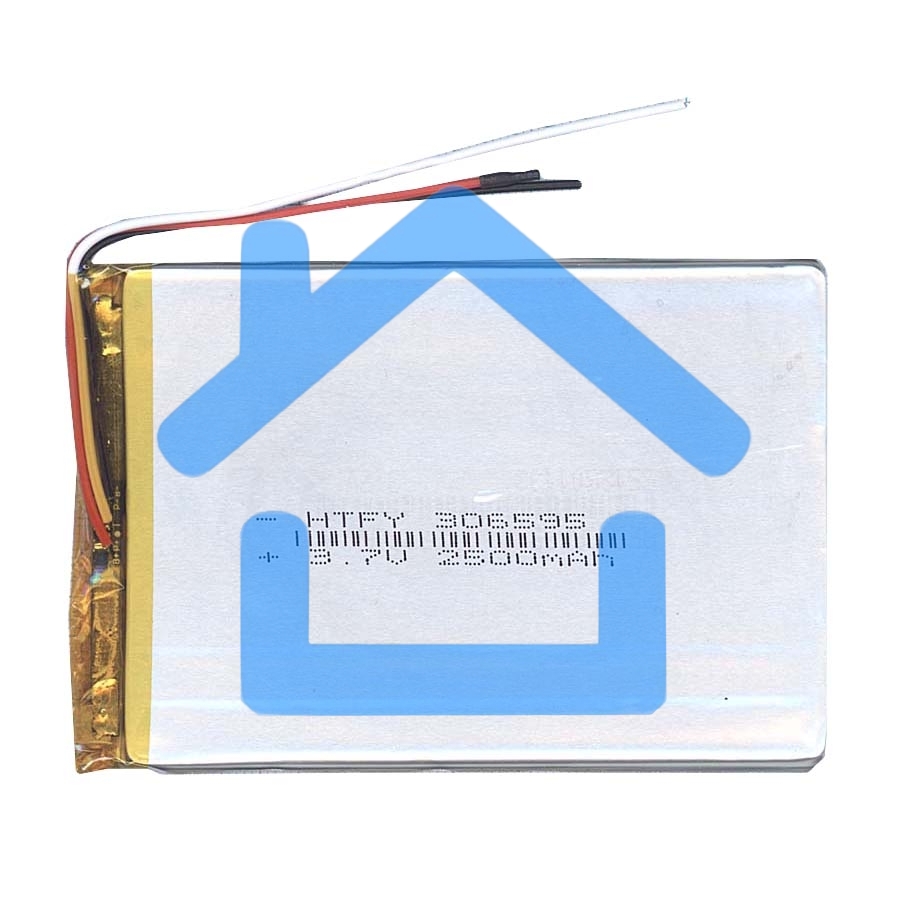 Аккумулятор Li-Pol (батарея) 3*65*95мм 3pin 3.7V/2500mAh