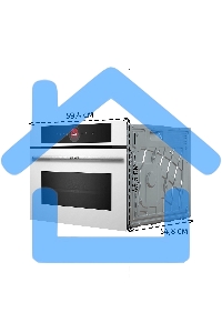 Встраиваемый духовой шкаф электрический Bosch CMG7241W1 белый