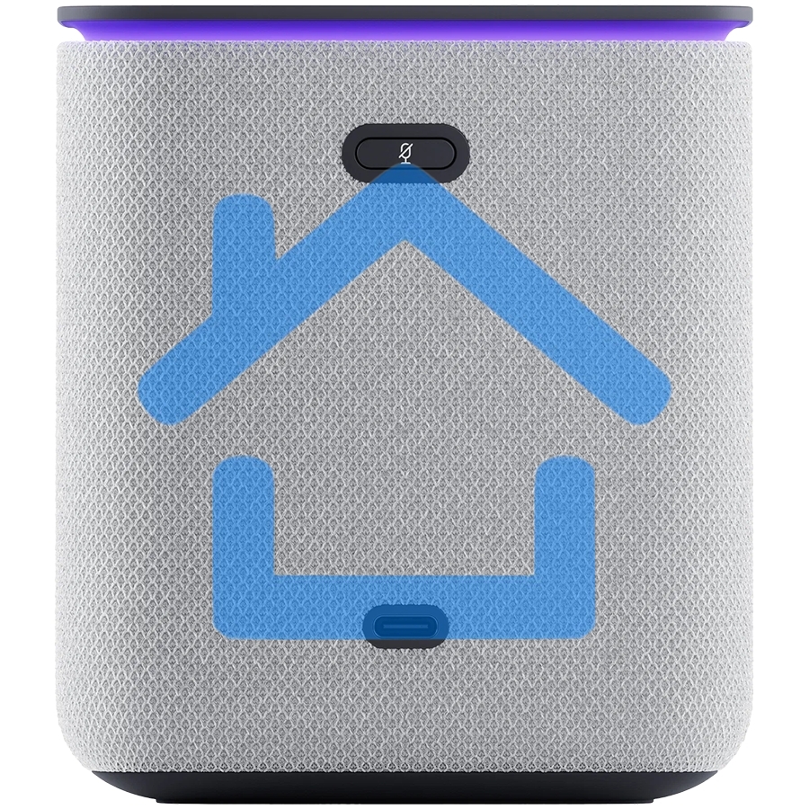 Умная колонка Яндекс Станция Миди, ZigBee, 24Вт, с голосовым ассистентом Алиса на YaGPT, серый