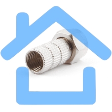 Коннектор Cablexpert F SPL6-02, для кабеля RG6, 5шт, с уплот. рез. кольцом