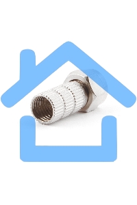 Коннектор Cablexpert F SPL6-02, для кабеля RG6, 5шт, с уплот. рез. кольцом