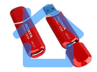Флешка USB ADATA UV150 (AUV150-64G-RRD), 64 Gb, USB 3.0, R/W 100/30, красный