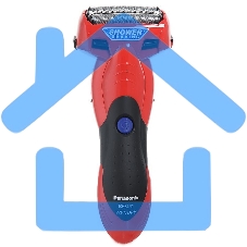 Электробритва сетчатая Panasonic ES-SL41R520 реж.эл.:3 питан.:аккум. красный/черный