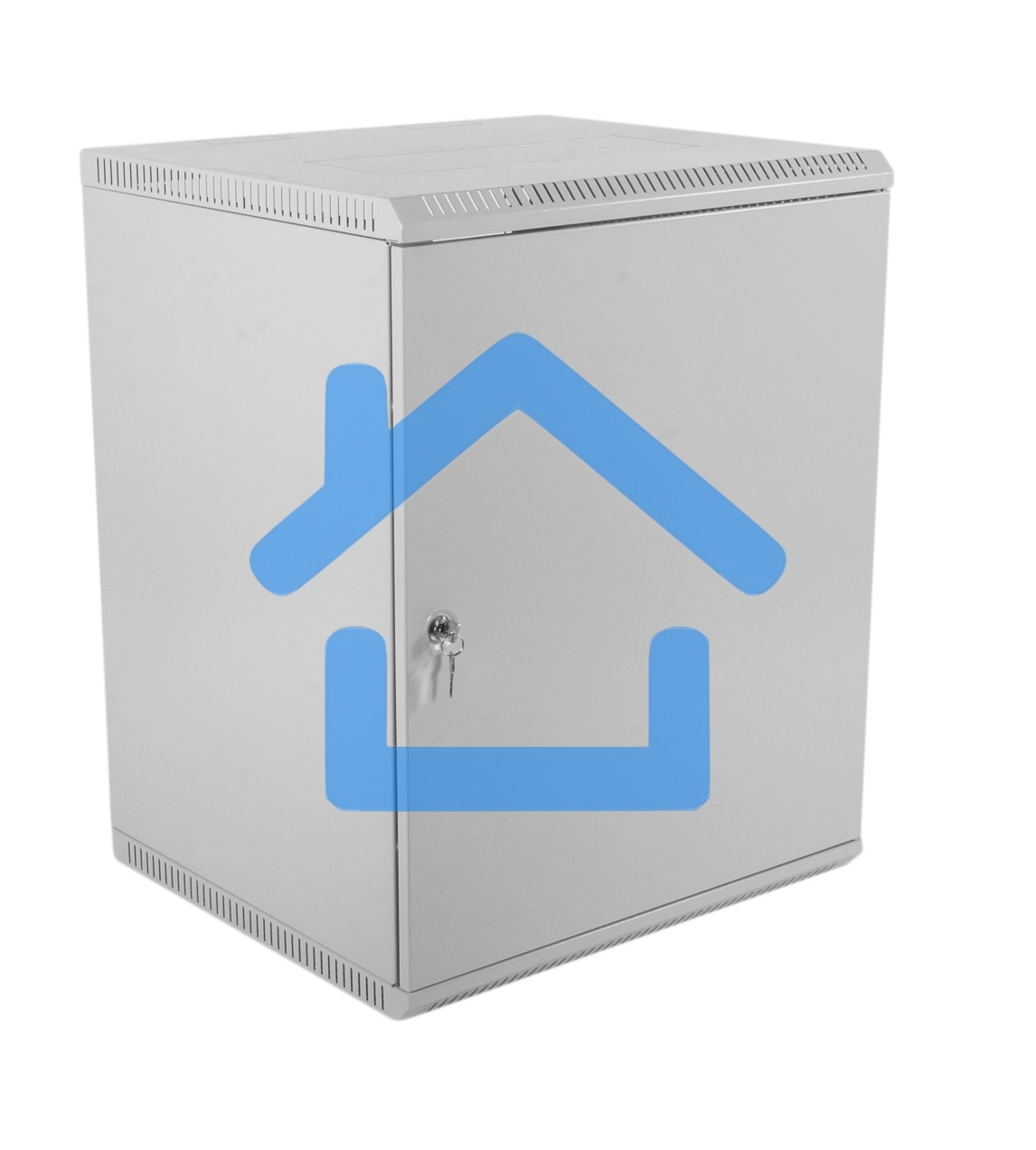 Шкаф телекоммуникационный настенный разборный 15U (600х520) дверь металл, ШРН-Э-15.500.1