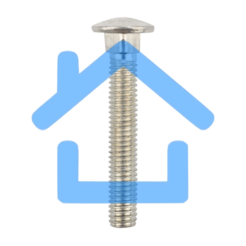 Болт мебельный KRANZ DIN 603, 6х40, короб (75 шт./уп.)