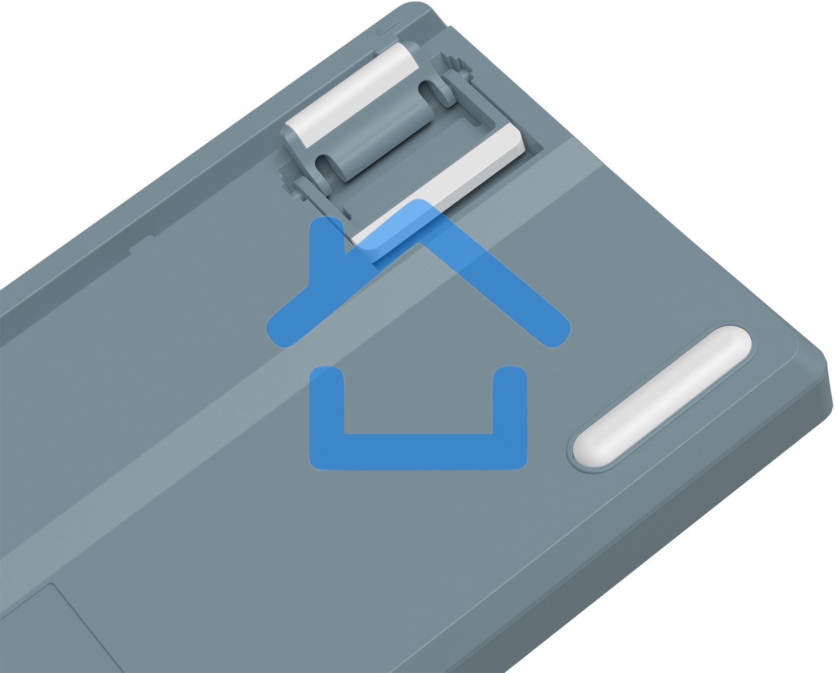 Клавиатура A4Tech Bloody S87 Energy проводная USB серый/зеленый
