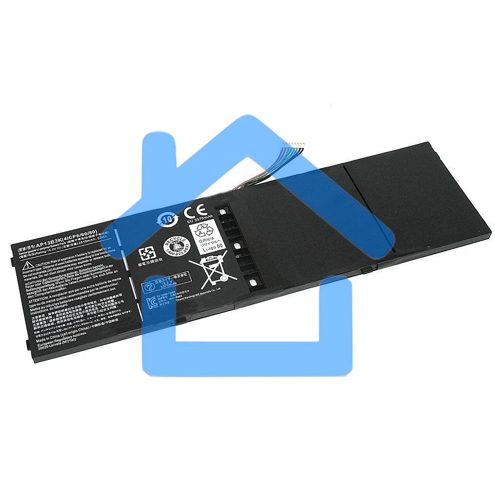 Аккумуляторная батарея для ноутбука Acer V5-553 (AP13B8K) 15V 53Wh
