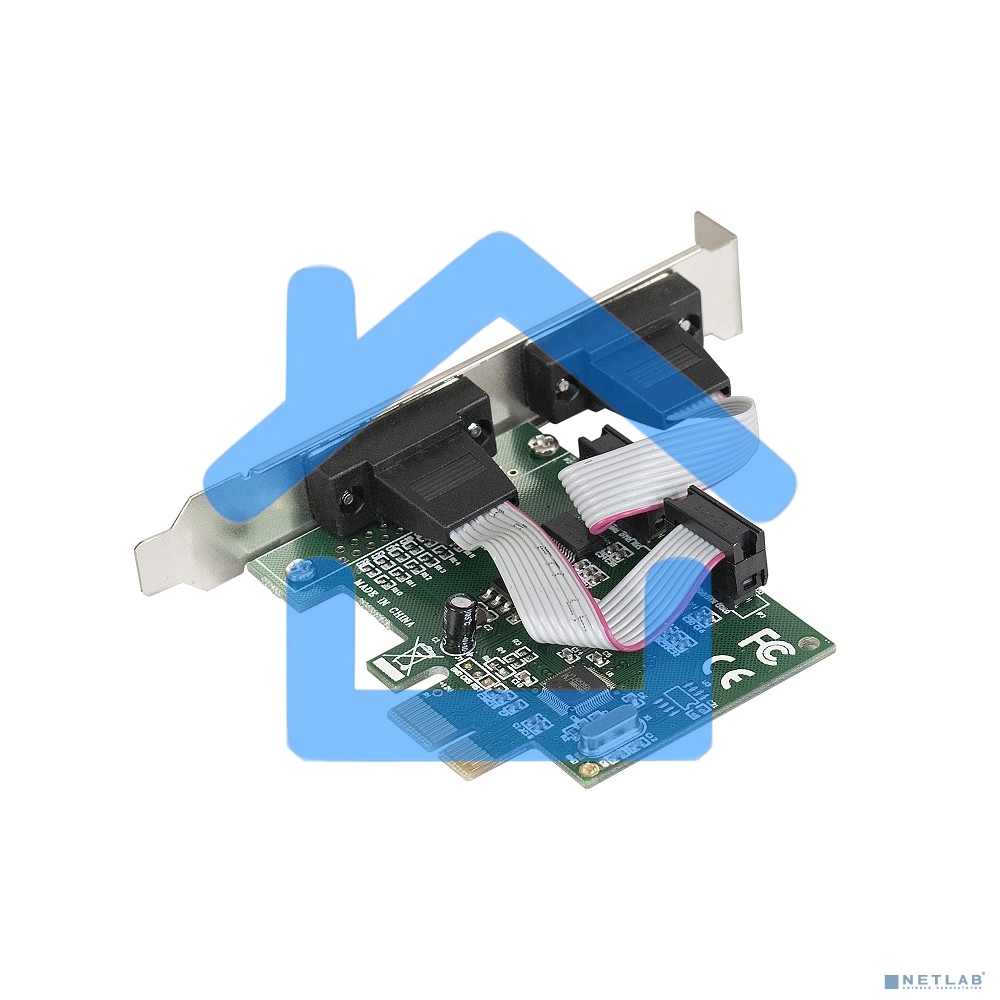 Контроллер ExeGate EXE-307 PCI-E, 2*COM port (OEM)