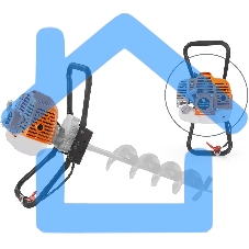 Мотобур CARVER AG- 62/000 без шнека 01.003.00039