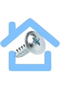 Саморез с прессшайбой KRANZ ПШС острый 4.2х16, короб (200 шт./уп.)