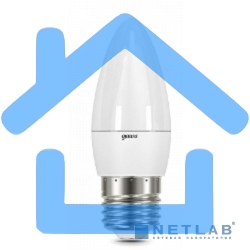 Светодиодная лампа GAUSS 103102207 LED Свеча E27 6.5W 550lm 4100К 1/10/50