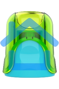 Точилка для карандашей ручная Deli ER01000 U-touch, 1 отверстие, пластик, ассорти, дисплей