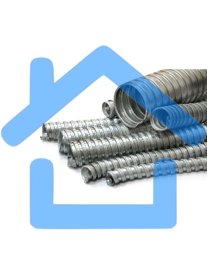 Металлорукав Р3-Ц 12 d12мм без протяжки (уп.50м) ЗЭТА zeta42522