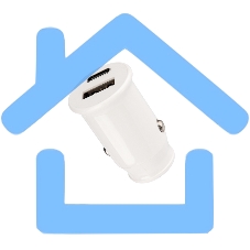 Автозарядка в прикуриватель Rexant АЗУ USB-A+USB-C, 2.4 A белый