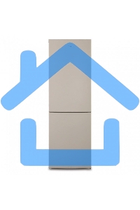 Холодильник Бирюса Б-G6027 бежевый двухкамерный 245/100л морозилка снизу